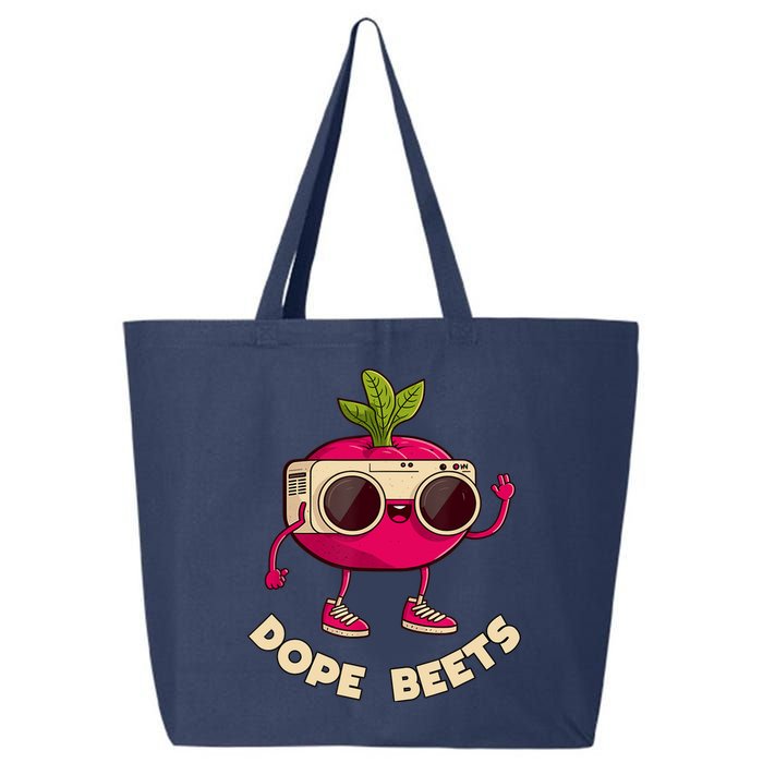 Funny DJs For - DOPE BEETS - Funny Vegetable 25L Jumbo Tote