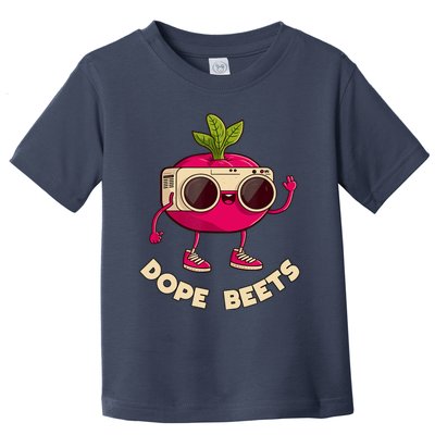 Funny DJs For - DOPE BEETS - Funny Vegetable Toddler T-Shirt