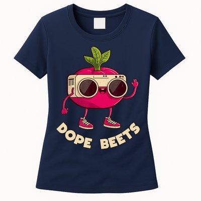 Funny DJs For - DOPE BEETS - Funny Vegetable Womens T-Shirt