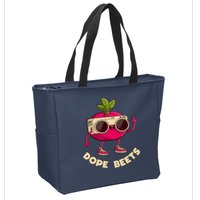 Funny DJs For - DOPE BEETS - Funny Vegetable Zip Tote Bag
