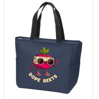 Funny DJs For - DOPE BEETS - Funny Vegetable Zip Tote Bag