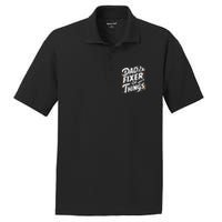 Funny Design For FatherS Day Quote Dad Fixer Of Things PosiCharge RacerMesh Polo