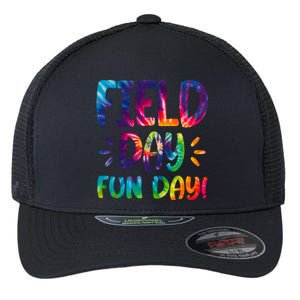 Field Day Fun Day Colorful Tie Dye Flexfit Unipanel Trucker Cap