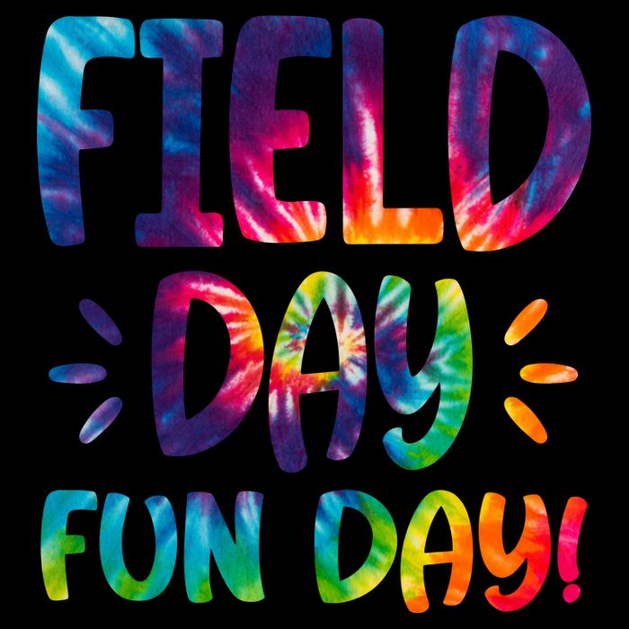 Field Day Fun Day Colorful Tie Dye 16 in Basic Backpack