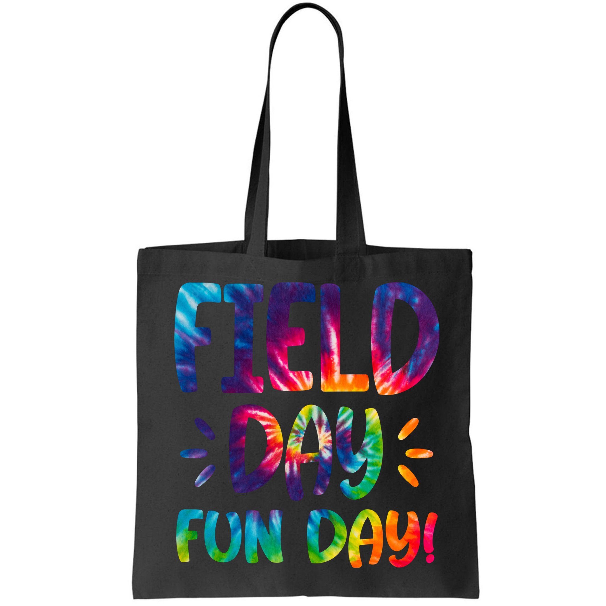 Field Day Fun Day Colorful Tie Dye Bag