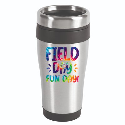 Field Day Fun Day Colorful Tie Dye 16oz Travel Tumbler