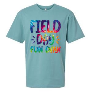 Field Day Fun Day Colorful Tie Dye Sueded Cloud Jersey T-Shirt