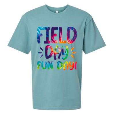 Field Day Fun Day Colorful Tie Dye Sueded Cloud Jersey T-Shirt