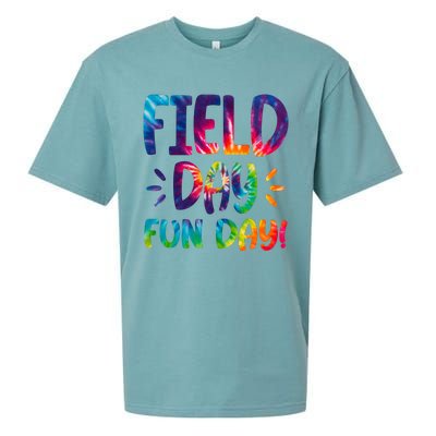 Field Day Fun Day Colorful Tie Dye Sueded Cloud Jersey T-Shirt