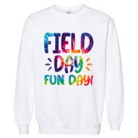 Field Day Fun Day Colorful Tie Dye Garment-Dyed Sweatshirt