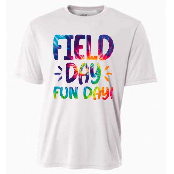 Field Day Fun Day Colorful Tie Dye Cooling Performance Crew T-Shirt