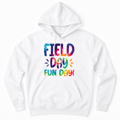 Field Day Fun Day Colorful Tie Dye Hoodie