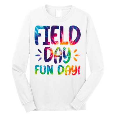 Field Day Fun Day Colorful Tie Dye Long Sleeve Shirt