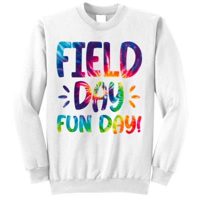 Field Day Fun Day Colorful Tie Dye Sweatshirt