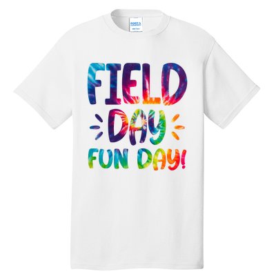 Field Day Fun Day Colorful Tie Dye Tall T-Shirt