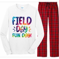 Field Day Fun Day Colorful Tie Dye Long Sleeve Pajama Set