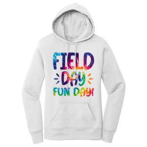 Field Day Fun Day Colorful Tie Dye Women's Pullover Hoodie