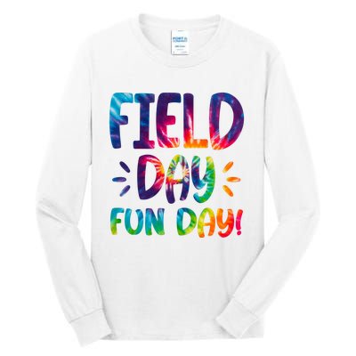 Field Day Fun Day Colorful Tie Dye Tall Long Sleeve T-Shirt