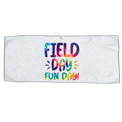 Field Day Fun Day Colorful Tie Dye Large Microfiber Waffle Golf Towel
