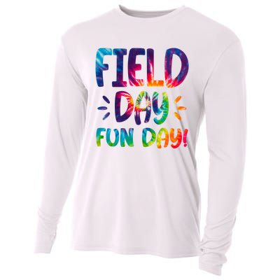 Field Day Fun Day Colorful Tie Dye Cooling Performance Long Sleeve Crew