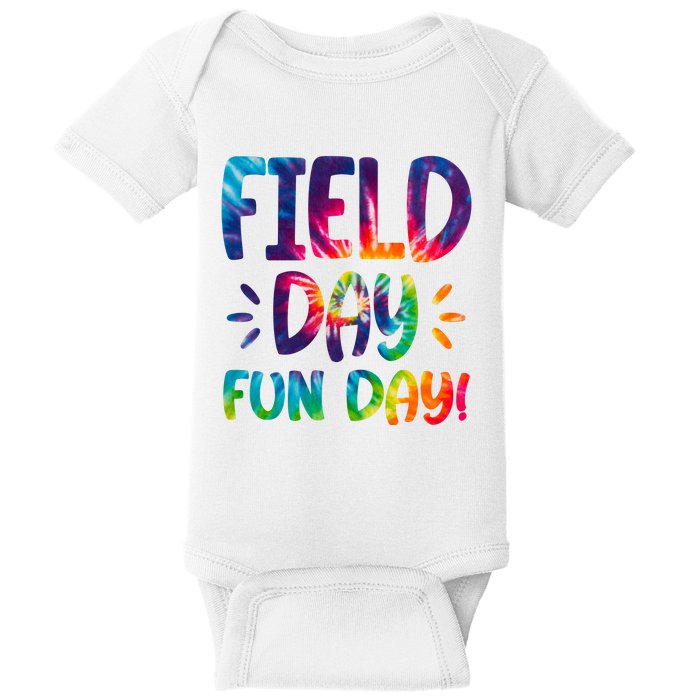 Field Day Fun Day Colorful Tie Dye Baby Bodysuit