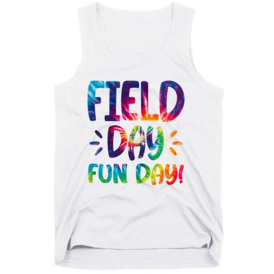 Field Day Fun Day Colorful Tie Dye Tank Top