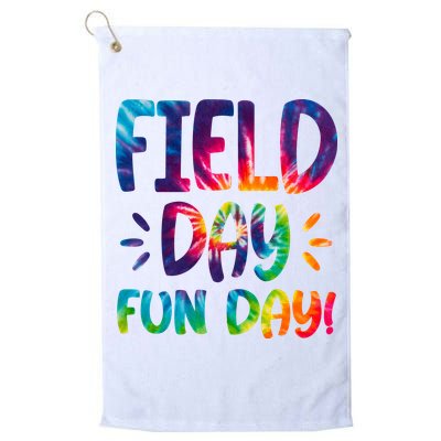 Field Day Fun Day Colorful Tie Dye Golf Towel
