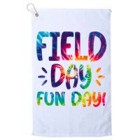 Field Day Fun Day Colorful Tie Dye Golf Towel