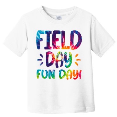 Field Day Fun Day Colorful Tie Dye Toddler T-Shirt