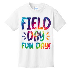 Field Day Fun Day Colorful Tie Dye Kids T-Shirt