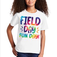 Field Day Fun Day Colorful Tie Dye Kids T-Shirt