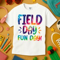 Field Day Fun Day Colorful Tie Dye Kids T-Shirt