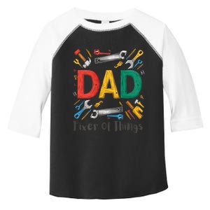 Funny Design For FatherS Day Quote Dad Fixer Of Things Toddler Fine Jersey T-Shirt