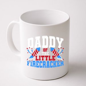 Firecracker Daddy Fireworks Dad American Flag Funny Gift Coffee Mug