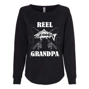 Fathers Day Funny Grandpa Fishing Reel Cool Pops Dad Joke Gift Womens California Wash Sweatshirt