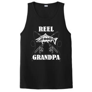 Fathers Day Funny Grandpa Fishing Reel Cool Pops Dad Joke Gift PosiCharge Competitor Tank