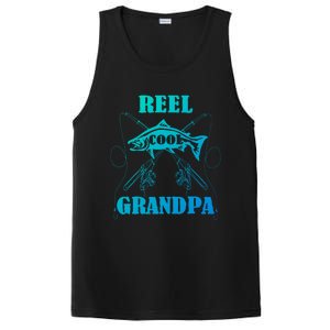 Fathers Day Funny Grandpa Fishing Reel Cool Pops Dad Joke Gift PosiCharge Competitor Tank