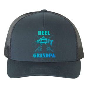 Fathers Day Funny Grandpa Fishing Reel Cool Pops Dad Joke Gift Yupoong Adult 5-Panel Trucker Hat