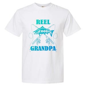 Fathers Day Funny Grandpa Fishing Reel Cool Pops Dad Joke Gift Garment-Dyed Heavyweight T-Shirt