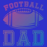 Fathers Day Football Dad American Football Player Football Gift 16 in Basic Backpack