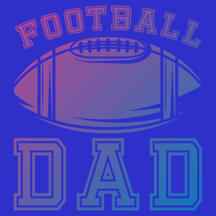 Fathers Day Football Dad American Football Player Football Gift 16 in Basic Backpack