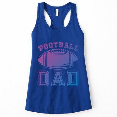 Fathers Day Football Dad American Football Player Football Gift Womens Tank Top