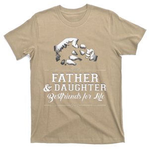 Father Daughter Friends Fist Bump Dad Fathers Day T T-Shirt