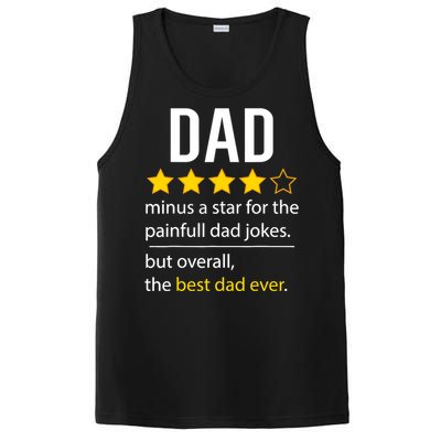 Funny Dad Father's Day Joke Humor Dad Son Daughter Daddy PosiCharge Competitor Tank