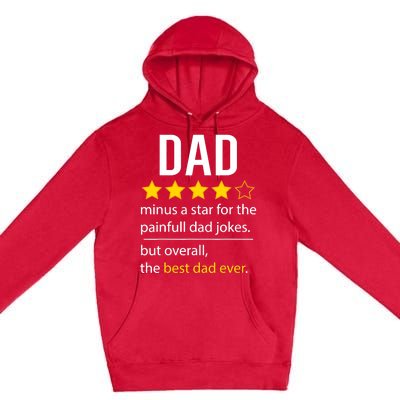 Funny Dad Father's Day Joke Humor Dad Son Daughter Daddy Premium Pullover Hoodie