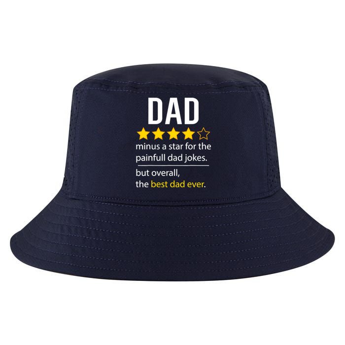 Funny Dad Father's Day Joke Humor Dad Son Daughter Daddy Cool Comfort Performance Bucket Hat