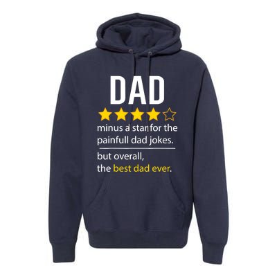 Funny Dad Father's Day Joke Humor Dad Son Daughter Daddy Premium Hoodie