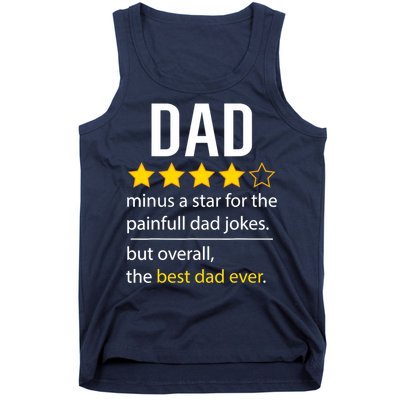 Funny Dad Father's Day Joke Humor Dad Son Daughter Daddy Tank Top