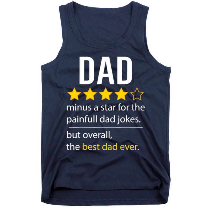 Funny Dad Father's Day Joke Humor Dad Son Daughter Daddy Tank Top