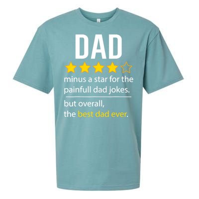 Funny Dad Father's Day Joke Humor Dad Son Daughter Daddy Sueded Cloud Jersey T-Shirt